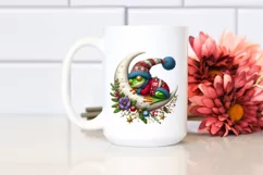 cute Baby Frog Christmas Clipart Product Image 1