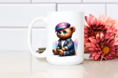 Proud Baby Bear Sitting PNG Product Image 2