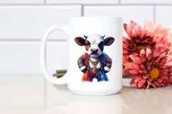 Colorful Baby Cow in Hustle Dancer's Attire Product Image 2