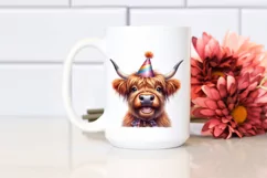 Cow Party Hat Cow Portrait | Clipart Product Image 2