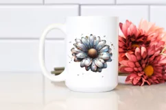 Shiny Daisy Detailed | Watercolor Clipart Product Image 2