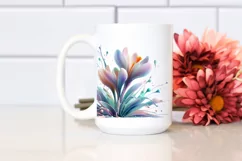 Sublimation, png, summer, sticker, flower, abstract, glossy, Product Image 2