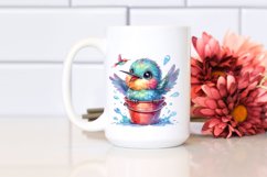 Smiling Baby Hummingbird Bucket Splash Product Image 2