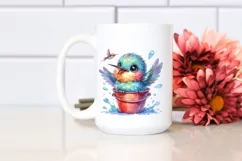 Smiling Baby Hummingbird Bucket Splash Product Image 2