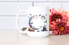 Simple Halloween Moon | Sublimation | Clipart Product Image 2