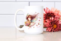 Tumbling Fairy Watercolor | Clipart Product Image 2