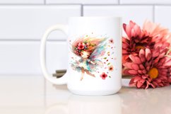 Tumbling Fairy Watercolor | Clipart Product Image 2