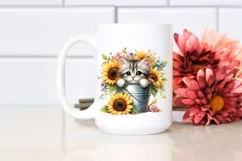 Cute Baby Cat with Big Eyes PNG Product Image 2