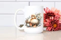Cute Baby Duck Sitting, High-Res PNG Product Image 2