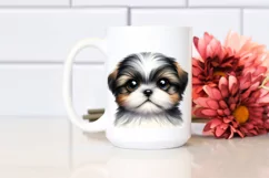 Shih Tzu with Big Eyes | Summer Clipart Product Image 2