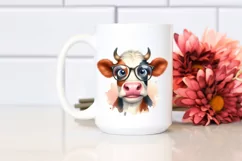 Cow Funny es Cow Portrait | Clipart Product Image 2