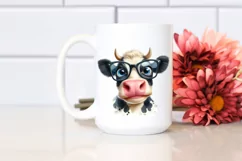 Cow Funny es Cow Portrait | Clipart Product Image 2