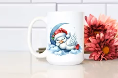 Cute Baby Swan Christmas Clipart Product Image 1