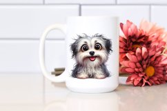 Crazy Looking Havanese Watercolor | Sublimation Clipart Product Image 2
