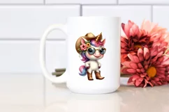 Baby Unicorn Sunglasses Cowboy Boots Product Image 2