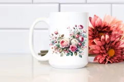 Colorful Pink Roses, Transparent PNG Product Image 2