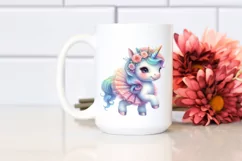 Colorful Baby Unicorn in Tutu Product Image 2
