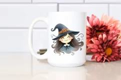 Simple Smiling Witch Clipart, High-Resolution PNG Product Image 2