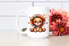 Colorful Baby Plush Lion | Clipart Product Image 2