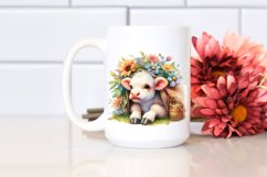 Colorful Baby Cow Playing Hide and Seek Product Image 2