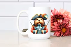 Colorful Whimsical Walrus | Wearing Musketeer Suit Product Image 2
