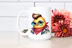 Revolted Baby Chicken Posing PNG Product Image 2