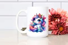 Funny Baby Unicorn PNG Product Image 2