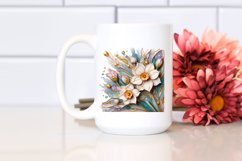 Abstract Pastel Wooden Stained Clipart Product Image 2