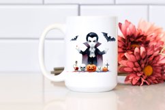 Simple Halloween Clipart with Dracula | Sublimation | Product Image 2