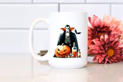 Simple Halloween Clipart with Dracula | Sublimation | Product Image 2