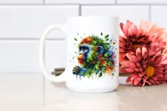 Vibrant Abstract Plant Leaves PNG Product Image 2