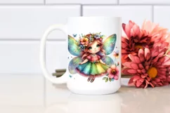Whimsical Cute Fairy Watercolor | Clipart Product Image 2