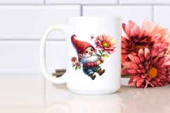 Cute Airborne Gnome Gerbera Clipart Product Image 2