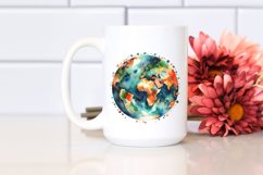 Washed Vintage Earth | Clipart Product Image 2