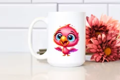 Cute Baby Flamingo Clipart Product Image 2