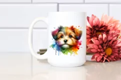 Colorful Cute Dog PNG Product Image 2