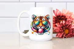 Tiger Sunglasses Chewing Gum | Sublimation | Clipart Product Image 2