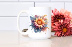 Vibrant Pastel Sunflower PNG Product Image 2