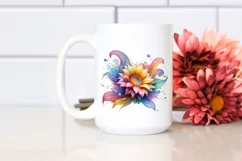 Vibrant Pastel Sunflower PNG Product Image 2