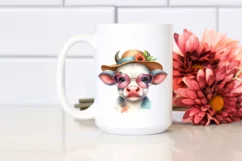 Cute Baby Cow Sun es | Clipart Product Image 2