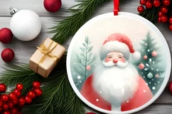 Christmas Ornament with Santa PNG Product Image 2
