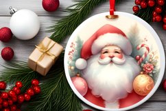 Christmas Ornament with Santa PNG Product Image 2