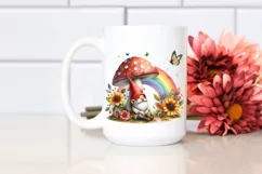 Gnome House Mushroom Autumn | Sublimation | Clipart Product Image 2