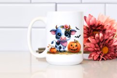 Simple Vibrant Baby Cow | Sublimation | Clipart Product Image 2