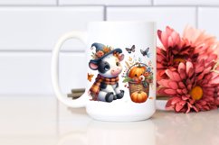 Simple Vibrant Baby Cow | Sublimation | Clipart Product Image 2