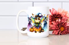 Vibrant Fairy Dressed for Halloween | Sublimation | Clipart Product Image 2