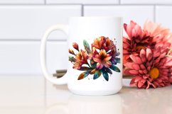 Stained Rhododendron Wooden | Sublimation | Clipart Product Image 2