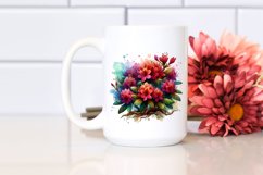 Stained Rhododendron Wooden | Sublimation | Clipart Product Image 2