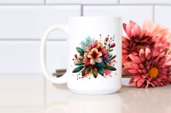 Stained Rhododendron Wooden | Sublimation | Clipart Product Image 2