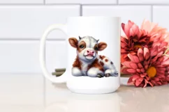 Cute Watercolor Smiling Big Eyes | Sublimation | Clipart Product Image 2
